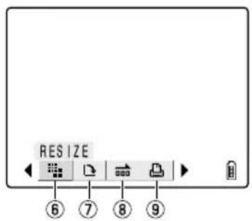 RESIZE ⑥ ⑦ ⑧ ⑨