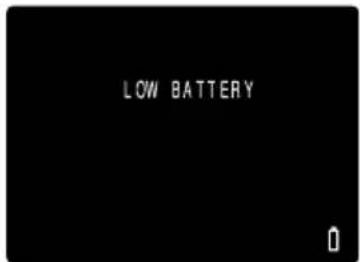 LOW BATTERY