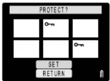 PROTECT ? SET RETURN