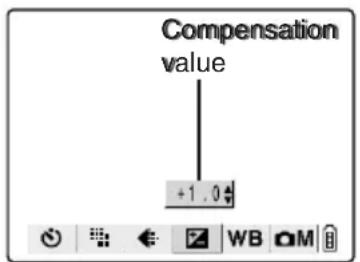 Compensation value +1.0