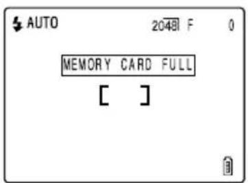 AUTO 2048 F 0 MEMORY CARD FULL [ ]