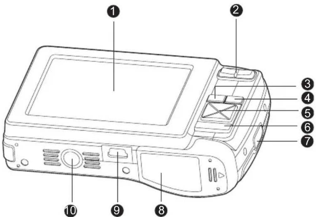 HITACHI HDC-886E - Rear View - 1
