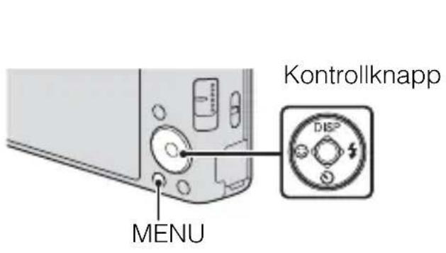 Kontrollknapp MENU