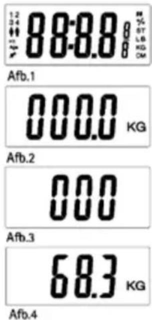 1:2 3:4 88:8.8 Afb.1 000.0 KG Afb.2 000 Afb.3 68.3 KG Afb.4