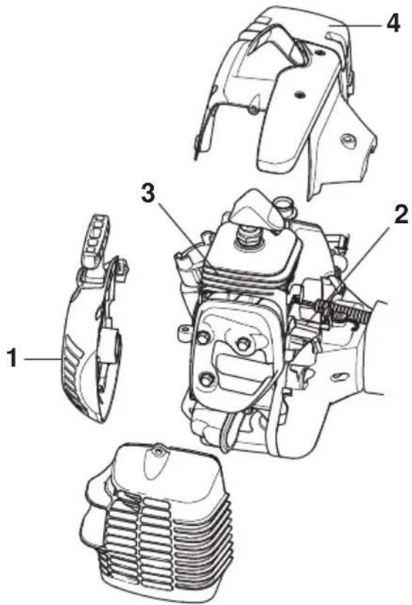 HUSQVARNA 327PT5S - Koelsysteem - 2