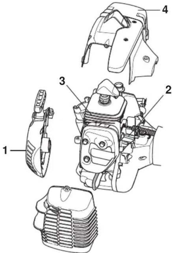 HUSQVARNA 327PT5S - Système de refroidissement - 2