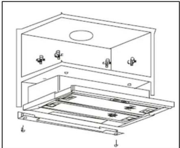 BAUMATIC TEL06SS - Installation into the underside of a kitchen cabinet - 2