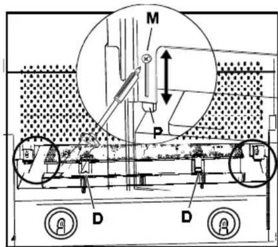 SCHOLTES HTL 76 - Regulierung des Schubfachs - 1