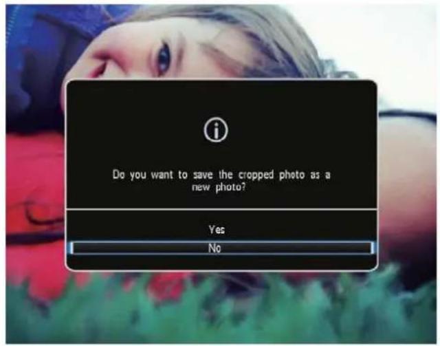 PHILIPS SPH8408 - Zoom et recadrage d'une photo - 2