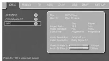 HARMAN KARDON HS 250 - Ecrans d'information - 1