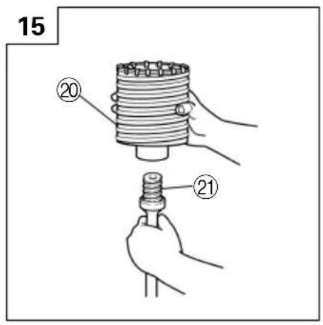 15 ⑳ ②1