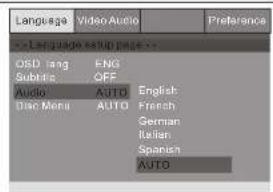 SALORA DVD430KM - Taalinstelling - 3
