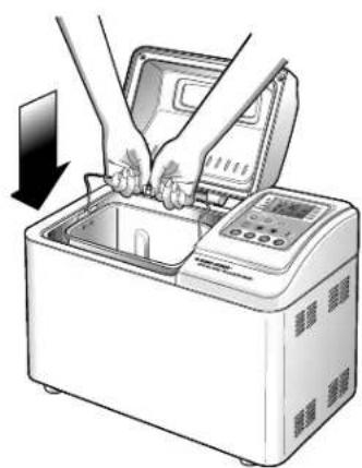 BLACK & DECKER B2005 - For all Bread SETTINGS (including DOUGH) follow these instructions: - 7