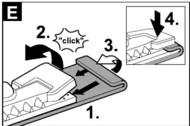 E 2. "click" 3. 1. 4.