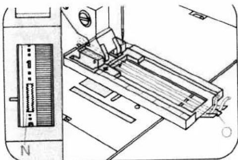 PFAFF 125 - Lineale di guida (O): - 1