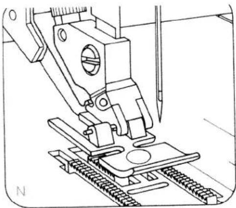 PFAFF 125 - Il piedino da rammendo: - 1