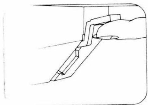 PFAFF 125 - Passage du fil d'aiguille : - 1