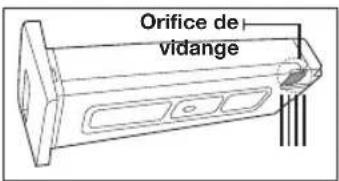 Orifice de vidange