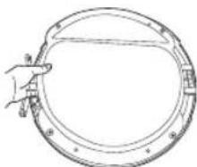 SAMSUNG SDC1H719 - INVERSION DU HUBLOT (SDC1H709/ SDC1H719/ SDC35701/ SDC35711) - 6