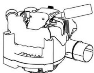 MAKITA BHX2501X - Remplacement de l'huile : "Jauge d'huile" - 1