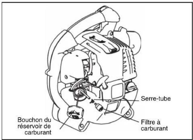 Bouchon du réservoir de carburant Serre-tube Filtre à carburant