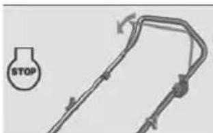 FLORABEST FBM 190 A1 - Symbols on the handle bar: - 1