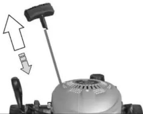 Mechanical device with lever and handle, showing a mechanical assembly (no text or symbols visible)