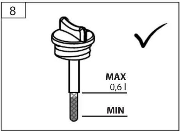 8 MAX 0,6 l MIN