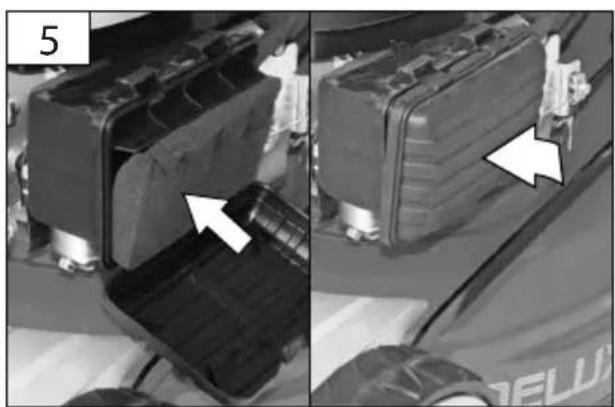 Close-up of mechanical components with arrows indicating features, no visible text or symbols