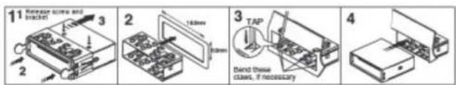 11 Rearear score and bracket 2 3 2 16mm 3 TAP Band these claves, if necessary 4