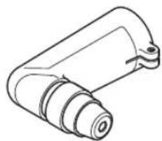 Technical line drawing of a mechanical component with no visible text or symbols