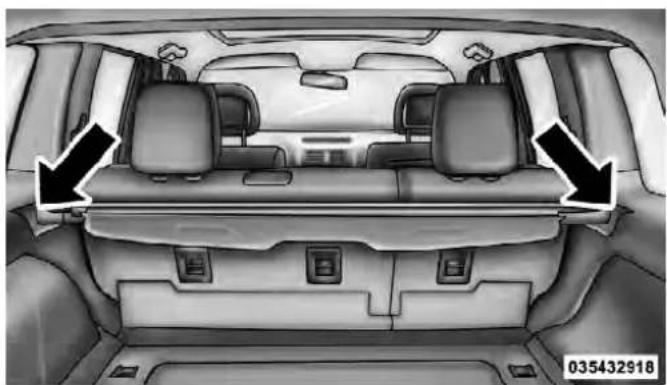 JEEP Liberty (2012) - Retractable Cargo Area Cover — If Equipped - 1