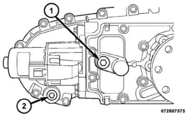 Technical diagram of a mechanical assembly with numbered components and reference number