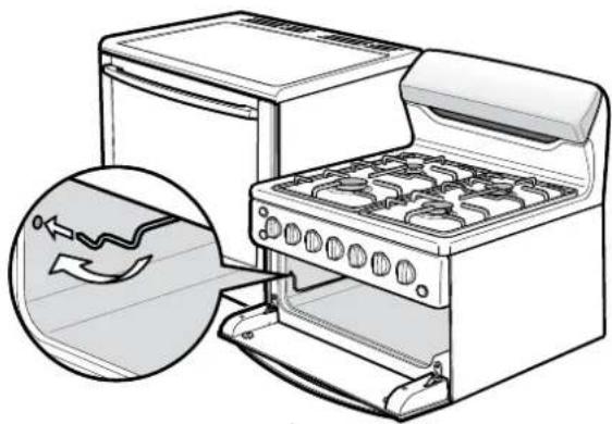 WESTINGHOUSE WDG103WB - Fitting the grill dish supports - 1