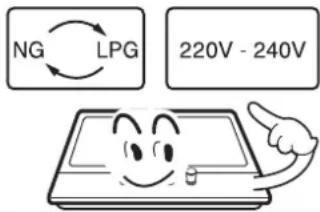 NG LPG 220V - 240V
