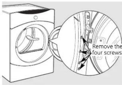 Remove the four screws
