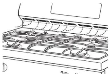 GE JGB620FSA - Ventilaciones de Aire del Horno - 1