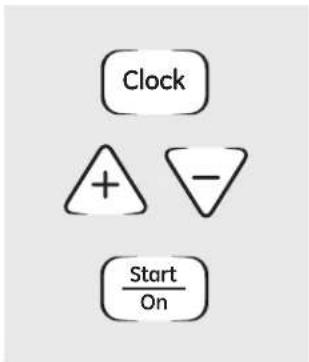 Clock + - Start On