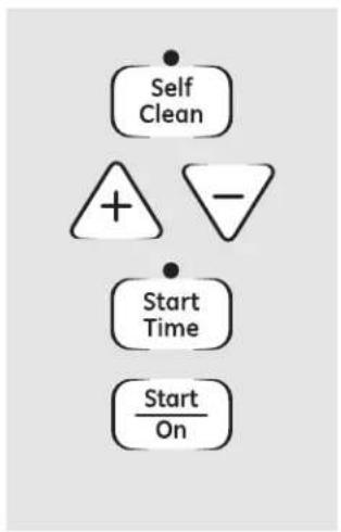 GE JBS15HCC - How to Set the Oven for Cleaning (on some models with press pads) - 6