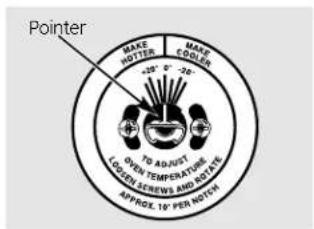 Pointer MAKE BUTTER MAKE COOLER -20° 0° -20° TO ADJUST LOGEN TEMPERATURE APPROX. 10' PEN NOTICE