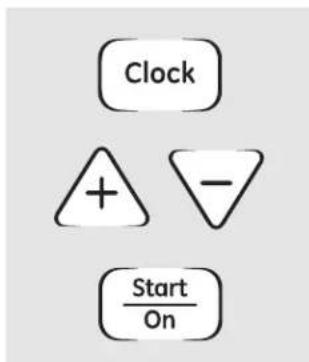 Clock + - Start On