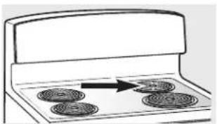 GE JBP25BMWH - Oven Vent on Radiant Glass or Coil Cooktops - 1