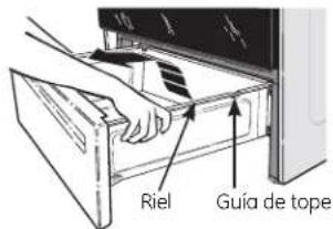 Riel Guía de tope