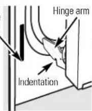 GE Spectra JBP35BBAD - To replace the door: - 2