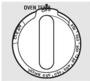 OVEN TEMPLE OFF CLEAN 250 1 250 300 350 400 450 500 BROL