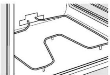 Pure technical line drawing of a mechanical component or bracket (no text or symbols)