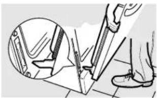 GE JBP35CMCC - To remove the door: - 2