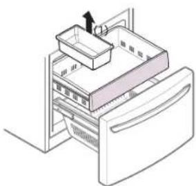 KENMORE 73109 - Removing The Freezer Drawer - 1
