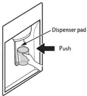 Dispenser pad Push