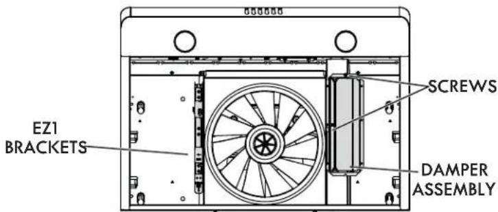 EZ1 BRACKETS SCREWS DAMPER ASSEMBLY